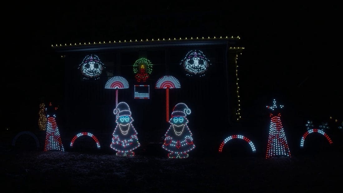 Outdoor Christmas display