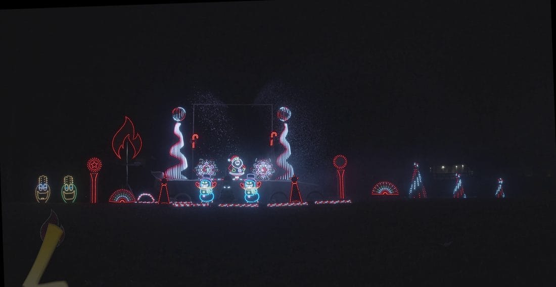 Synchronized light show